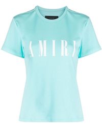 Amiri - Logo-Print Cotton T-Shirt - Lyst