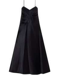 Calvin Klein - Fia Satin Midi Dress - Lyst