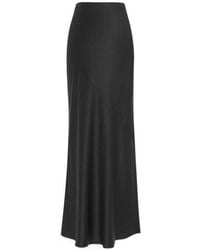 Saint Laurent - Mid-Rise Long Skirt - Lyst
