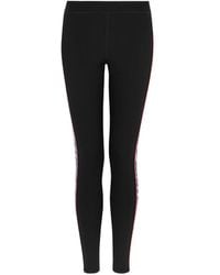 Off-White c/o Virgil Abloh - Logo Tape Sport Leggings - Lyst