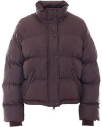 Courreges - Courrèges Cropped Puffer Quilted Jacket - Lyst
