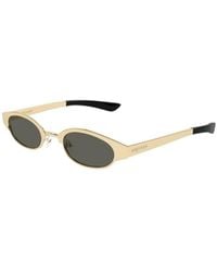 McQueen - Eyewear Oval Frmae Sunglasses - Lyst