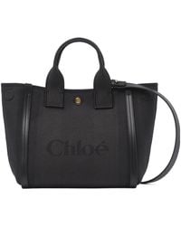 Chloé - Chloé Carry Logo Detailed Small Tote Bag - Lyst