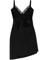 Vetements - Lace-Insert Slip Mini Dress - Lyst
