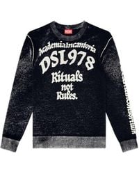 DIESEL - Logo-Print K-Lauti Sweater - Lyst