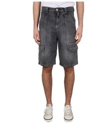 Isabel Marant - Logo Patch Tooling Shorts - Lyst