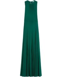 Max Mara - Long, Mesh-Jersey Dress - Lyst