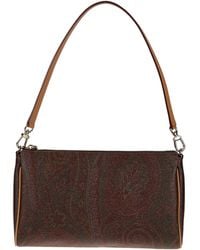 Etro - Paisley-Printed Zipped Mini Clutch Bag - Lyst