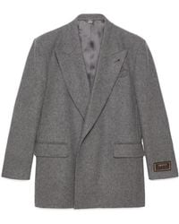Gucci - Logo Patch Jacket - Lyst