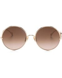 Chloé - Chloé Eyewear Round Frame Sunglasses - Lyst