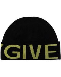 Givenchy - Logo Intarsia-Knit Wool Beanie - Lyst
