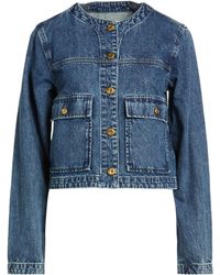 Rag & Bone - Minimalist Faded Dark Denim Jacket - Lyst