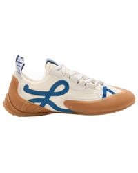 Loewe - Suede-Nylon Grip Sneakers - Lyst