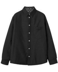 Gucci - Reversible Long-Sleeve Denim Shirt - Lyst