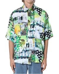 Martine Rose - Boxy Wrap Shirt - Lyst