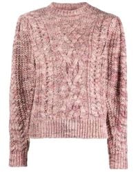 Isabel Marant - Cable-Knit Speckled Jumper - Lyst