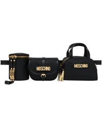 Moschino - Logo-Lettering Belt Bags - Lyst