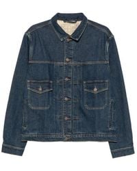 Paul Smith - Contrast-Stitch Denim Jacket - Lyst