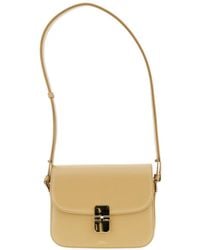 A.P.C. - Grace Small Flap Crossbody Bag - Lyst
