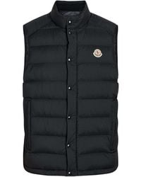 Moncler - Horizontal Quilting Stand-Collar Down Vest - Lyst