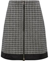 Moncler - Tweed Mini Skirt - Lyst