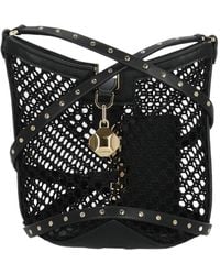 Lanvin - Catch Studded Mesh Shoulder Bag - Lyst