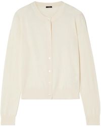 JOSEPH - Button Long Sleeve Sweater - Lyst