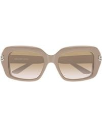 Balenciaga - Eyewear Rectangular Frame Sunglasses - Lyst