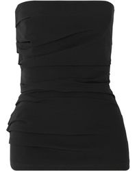 Proenza Schouler - Lena's Strapless Pleated Top - Lyst