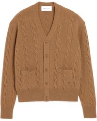 Ami Paris - Ami Cable Knit Cardigan - Lyst