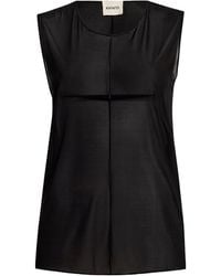 KHAITE - Sleeveless Tops - Lyst