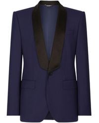 Dolce & Gabbana - Single-Breasted Shawl-Lapels Blazer - Lyst