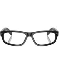 Prada - Eyewear Rectangular Frame Glasses - Lyst