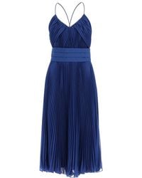 Max Mara - Fully-Draped Midi Dress - Lyst