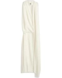 TOTEME - Totême Fringed Scarf Dress - Lyst
