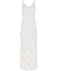 Rabanne - Lace Detailed Sleeveless Maxi Dress - Lyst