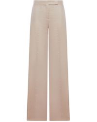 Max Mara - Silk Rasoio Trousers - Lyst