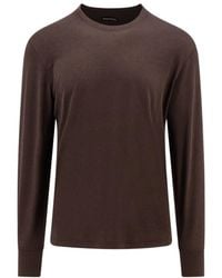 Tom Ford - Crewneck Long-Sleeved T-Shirt - Lyst