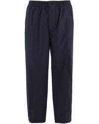 Giorgio Armani - Elasticated-Waist Straight-Leg Pants - Lyst