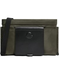 Moncler - Logo Patch Crossbody Bag - Lyst