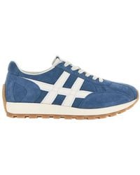Hogan - Calf Suede Sneakers - Lyst