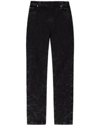 Balmain - Mid Rise Acid-Wash Jeans - Lyst