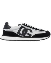 Dolce & Gabbana - Dg Logo Printed Low-Top Sneakers - Lyst