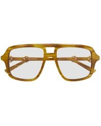 Gucci - Eyewear Navigator Frame Sunglasses - Lyst