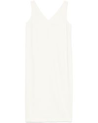Theory - V-Neck Sleeveless Midi Dress - Lyst