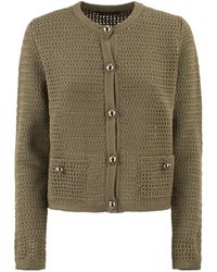 Fabiana Filippi - Openwork Cardigan - Lyst