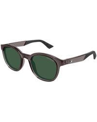 Montblanc - Eyewear Round Frame Sunglasses - Lyst