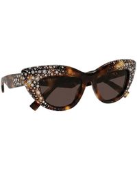Gucci - Eyewear Cat Eye Frame Sunglasses - Lyst
