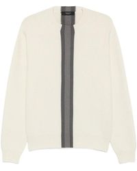 Gucci - Stripe-Detail Crew-Neck Sweater - Lyst
