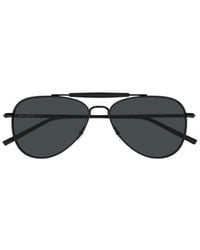 Saint Laurent - Eyewear Pilot Frame Sunglasses - Lyst